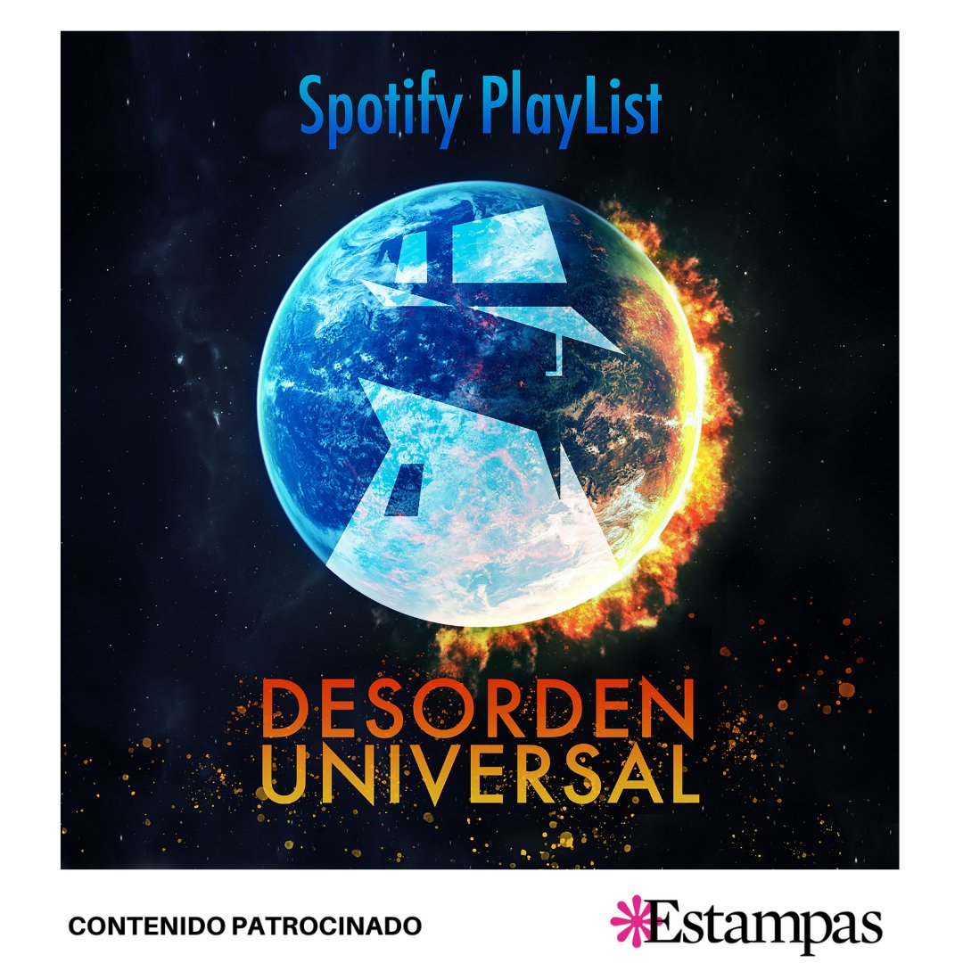 Desorden Público tiene nueva Playlist en Spotify y se llama 
“Desorden Universal”, una selección de todo lo mejor del ska de acá, hecho en Caracas para Latinoamérica y el Mundo.

Los invitamos a escucharla y a seguir desde ¡YA!(Link en la BIO de @desordenpúblico)
#playlistspotify