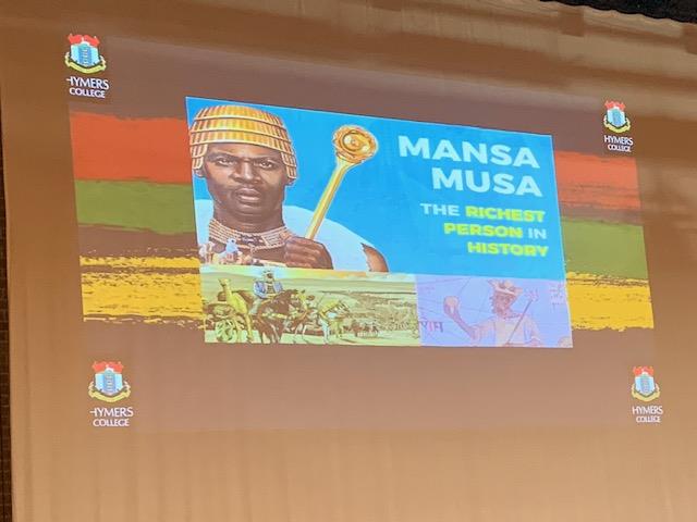 HymersHead's tweet photo. Thanks to students and staff who this morning launched our series of events to celebrate Black History Month @Hymers_College. DIG DEEPER - LOOK CLOSER - THINK BIGGER. #BlackHistoryMonth https://t.co/vXl3RIbMak