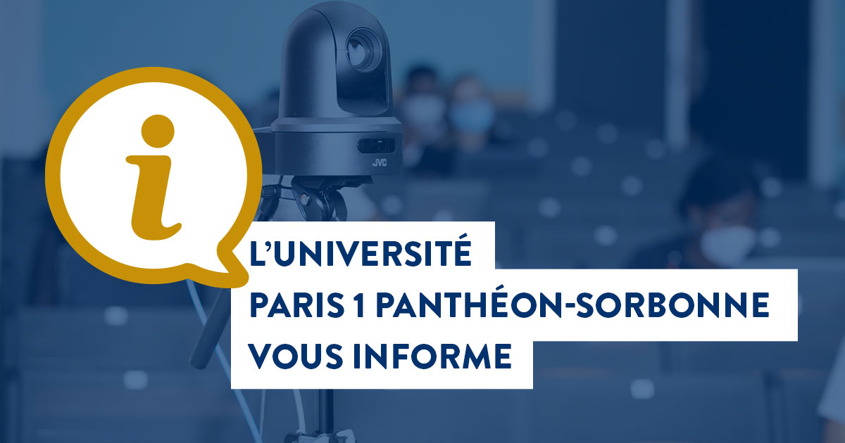 ⚠Suite aux annonces faites par le ministre de la Santé hier, le système d’alternance mis en place par certaines UFR se généralise à l'ensemble des enseignements dispensés à l’université #Paris1PanthéonSorbonne dès le lundi 5 octobre.

Toutes les infos → swll.to/ny24F