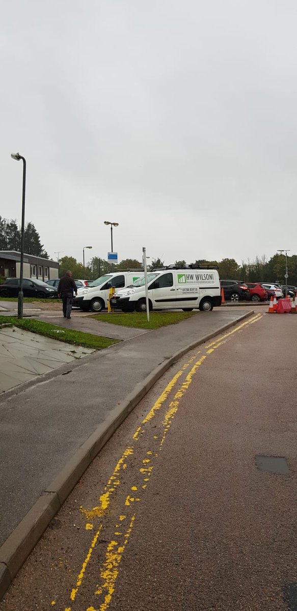 hwwilsonltd's tweet photo. This afternoon another of our vans was targeted by thieves again @BasildonHosp causing thousands of pounds of damage, if anyone saw anything please get in touch or contact @EssexPoliceUK https://t.co/FjphUOw3Zp