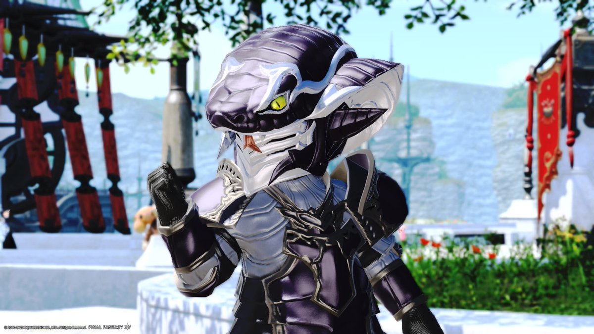 にこ Asura鯖 これが王蛇のミラプリレシピだ 竜騎士じゃないとなれないからな スネイクタンヘルム チタンスレイヤーキュイラス ウールドレスグローブ タイツ ワイバーンスレイヤーブーツ 戦え Ff14