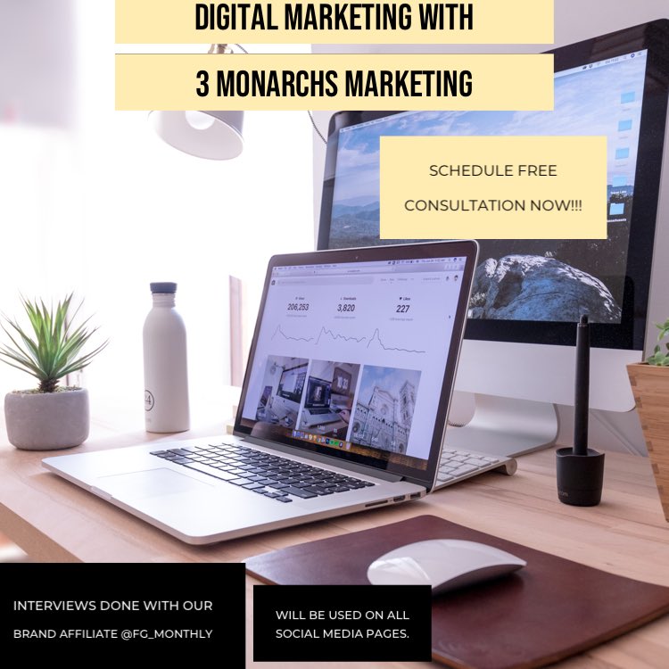 3monarchsM's tweet photo. Looking to get the word out about your product or service?
Use our marketing team and advertise with a free ad publication, Free Game Monthly @fg_monthly 
Take advantage of their 18 pages of free advertising and give your business more exposure. 

Your Growth = Our Success https://t.co/P96mHBLlkB