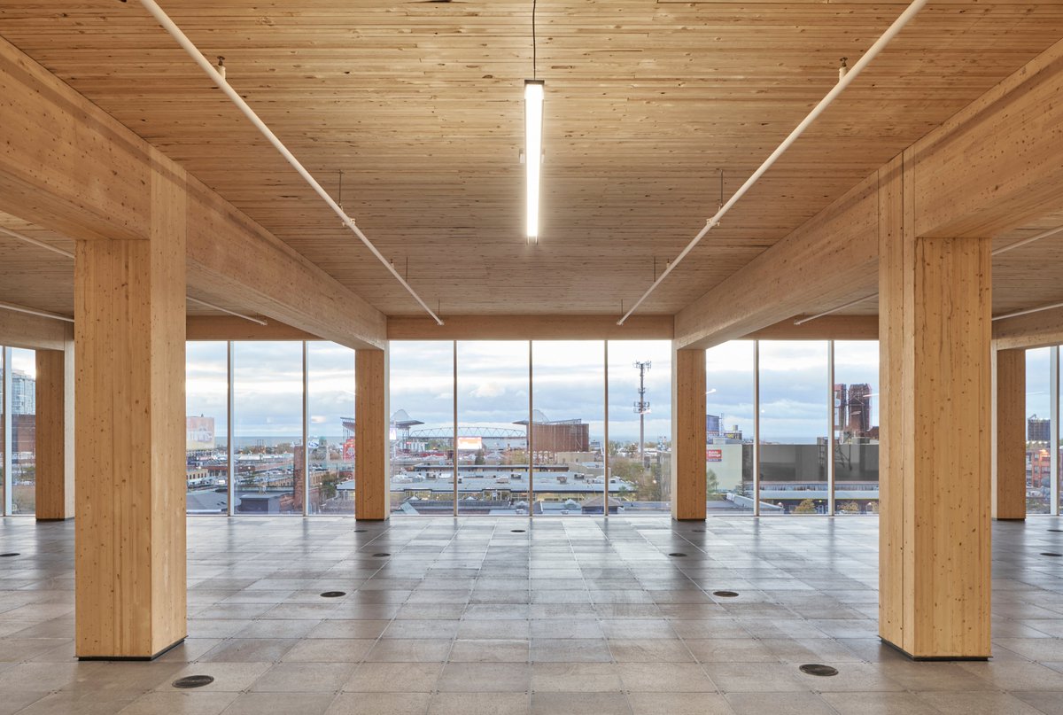 EasternConst's tweet photo. 80 Atlantic, a modern mass timber structure designed by @QuadrangleArch and built by @EasternConst recognized as the 'Office Development of the Year' by @torontonaiop https://t.co/DRuN8q7HX0