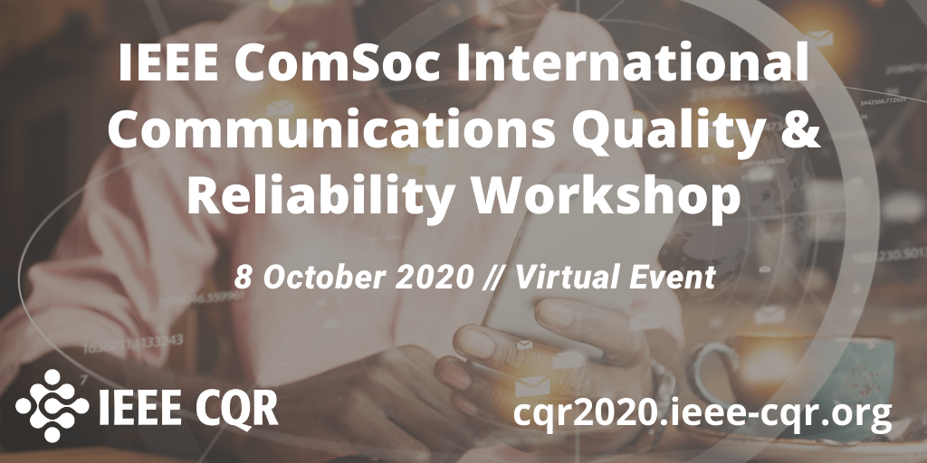 ComSoc's tweet photo. Don’t miss the Oct. 8th virtual #IEEECQRWorkShop! Leaders from @ericsson @Verizon @comcast @CoxComm @NatUrbanLeague and more discuss communications quality and reliability topics from a diversity perspective. Register here: https://t.co/8o50FdML9s. https://t.co/KUPC9INQhQ