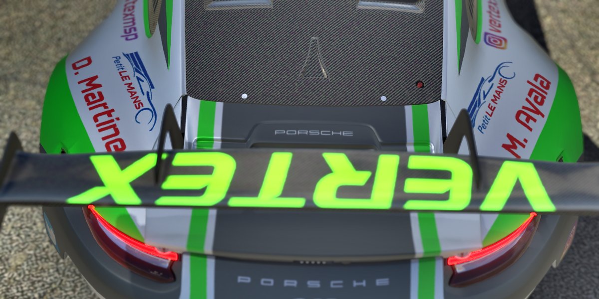 Menos de 24 horas para que comience la Petit Le Mans en <a href="/iRacing/">iRacing</a> <a href="/iRacing_es/">iRacing.es</a> y para que los GTs de Vertex rujan en Road Atlanta. Suerte a todos los que participéis en este evento y a disfrutar en equipo!!!!