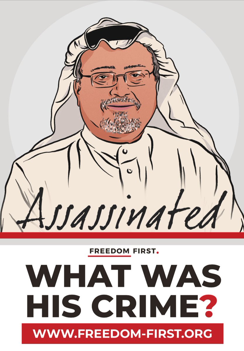MarkRuffalo's tweet photo. Jamal Khashoggi was murdered 2 years ago because he believed in the freedom of expression. We honor his legacy by expressing those same freedoms. Honor him and take the Freedom Pledge at https://t.co/8CYNMzk5LG. #FreedomFirst https://t.co/B5Z3Kh22YM