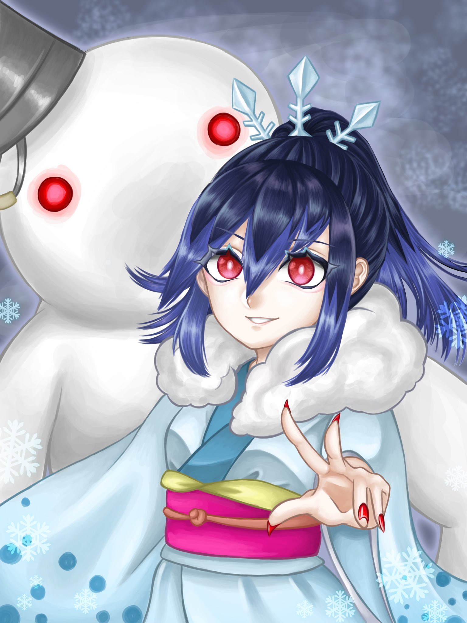 ナッツN(雑多垢) on X: #妖怪ウォッチ #極ふぶき姫 #イラスト 極ふぶき姫❄️👑ふぶき姫系のキャラ描いてて楽しい  t.coslPdeZ6SoH  X