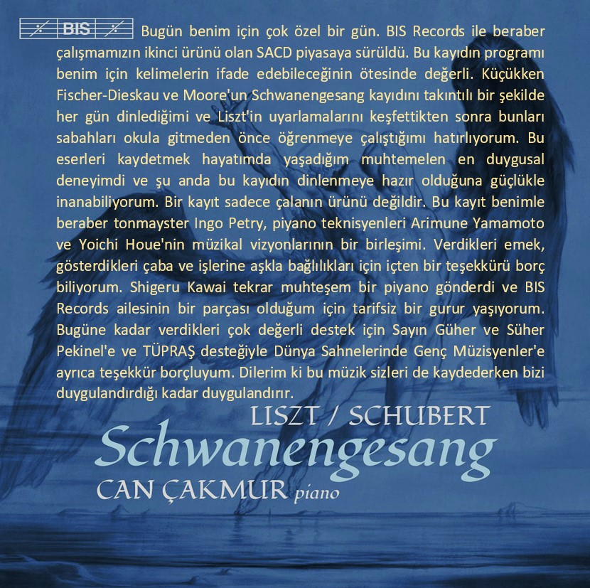 Bugün benim için çok özel bir gün. Okumak için lütfen resme tıklayın..
apple
apple.co/3nk0vVJ
spotify
bit.ly/2GyFXI8
Deezer
bit.ly/34iEX2T
Idagio
bit.ly/3cSuXkI

<a href="/BIS_records/">BIS Records</a> @KawaiEuropa <a href="/Kawai_Japan/">カワイピアノ【公式】</a> <a href="/pekinels/">Güher & Süher Pekinel</a> <a href="/tupras/">Tüpraş</a> <a href="/HIPICofficial/">Hamamatsu International Piano Competition</a>