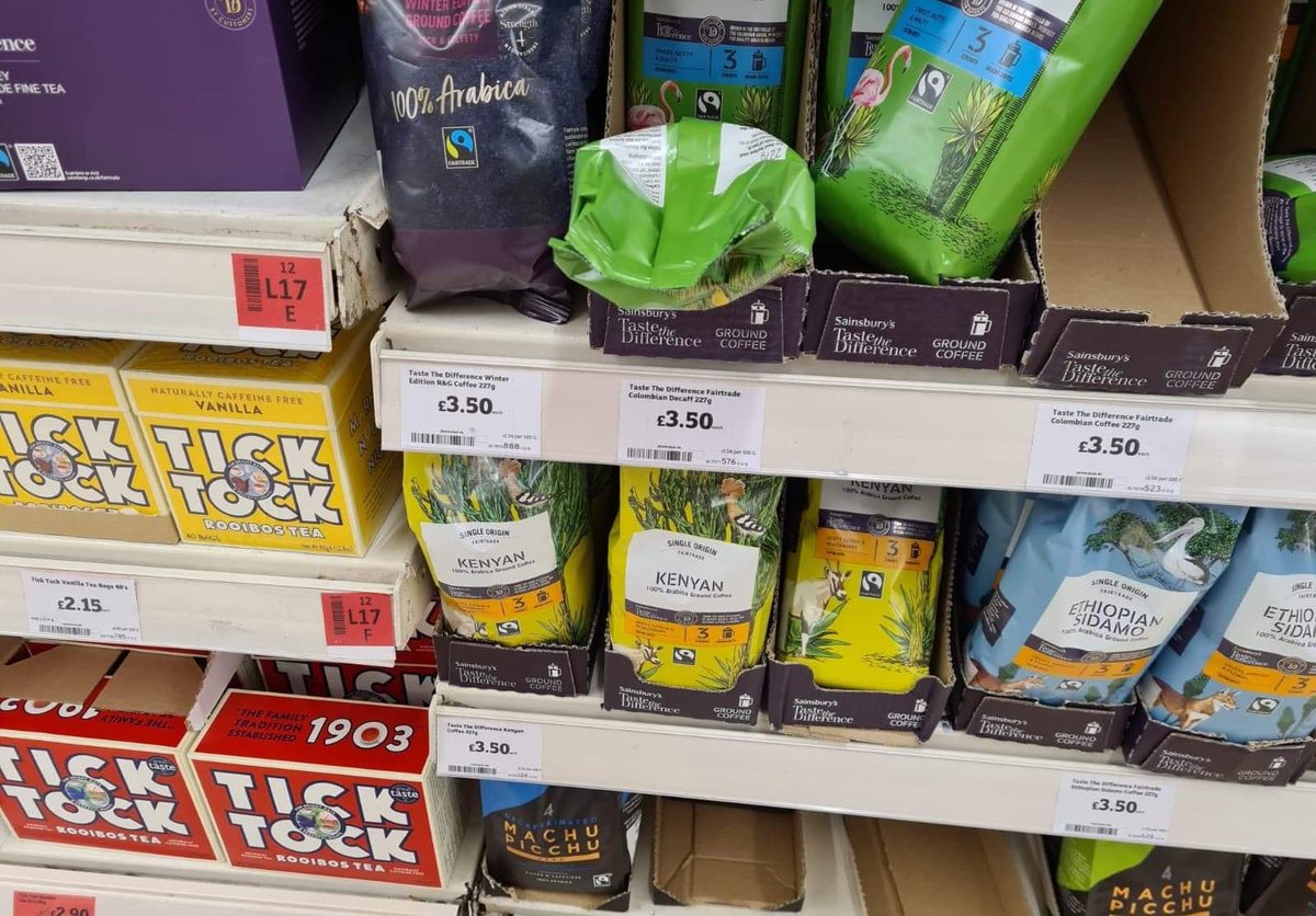 Take a look at this. It wasn’t just the flowers ! There was more. Kenyan tea in its variety and beautiful packaging occupying enough space at the Sainsbury’s and Kingsbury Grocery Store.  #ProudlyKenyan  #KenyaUKTrade