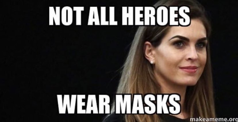 FukingPolitics's tweet photo. Thanks for not wearing a mask 😷 
#HopeHicks #TrumpHasCovid #TrumpCovid #coronavirus #COVID https://t.co/9ILhd2urZm