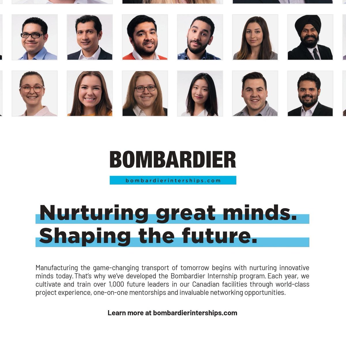 BizCouncilofCan's tweet photo. Congratulations to @Bombardier for exceeding its goal and providing 1,255 paid internships during the 2019-2020 academic year. We're proud to see our member Éric Martel's deep commitment to #WorkIntegratedLearning. For more details: https://t.co/sAF28vpSuA https://t.co/LWISbH8ZKK
