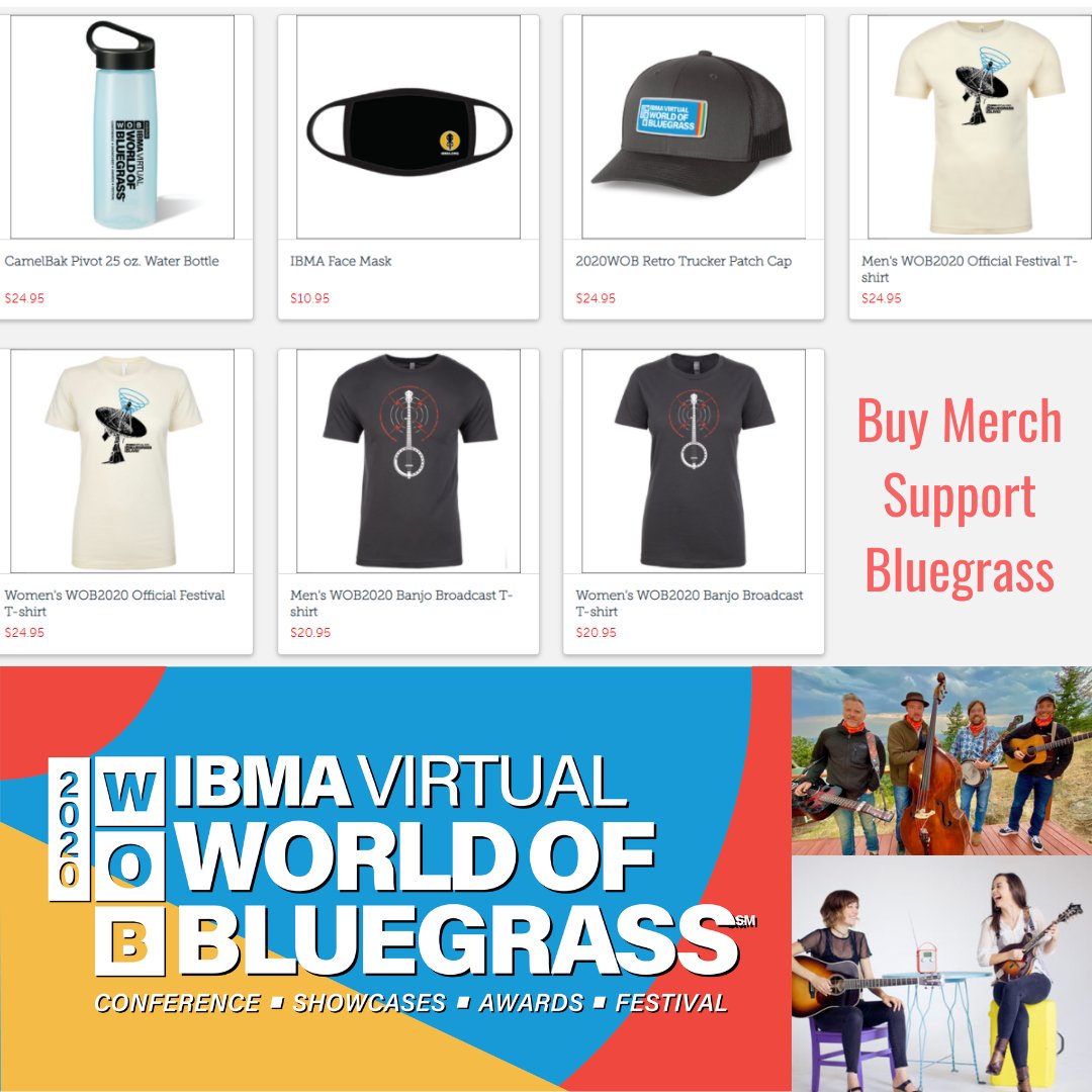 BrandFuel's tweet photo. We are proud to support the International Bluegrass Music Association @IntlBluegrass with branded gear for Virtual Bluegrass Live! And you can support their good work too:  https://t.co/6w4UzbxTER  #IBMAWOB2020 #SupportBluegrass #IBMA https://t.co/jVrwCIj94s