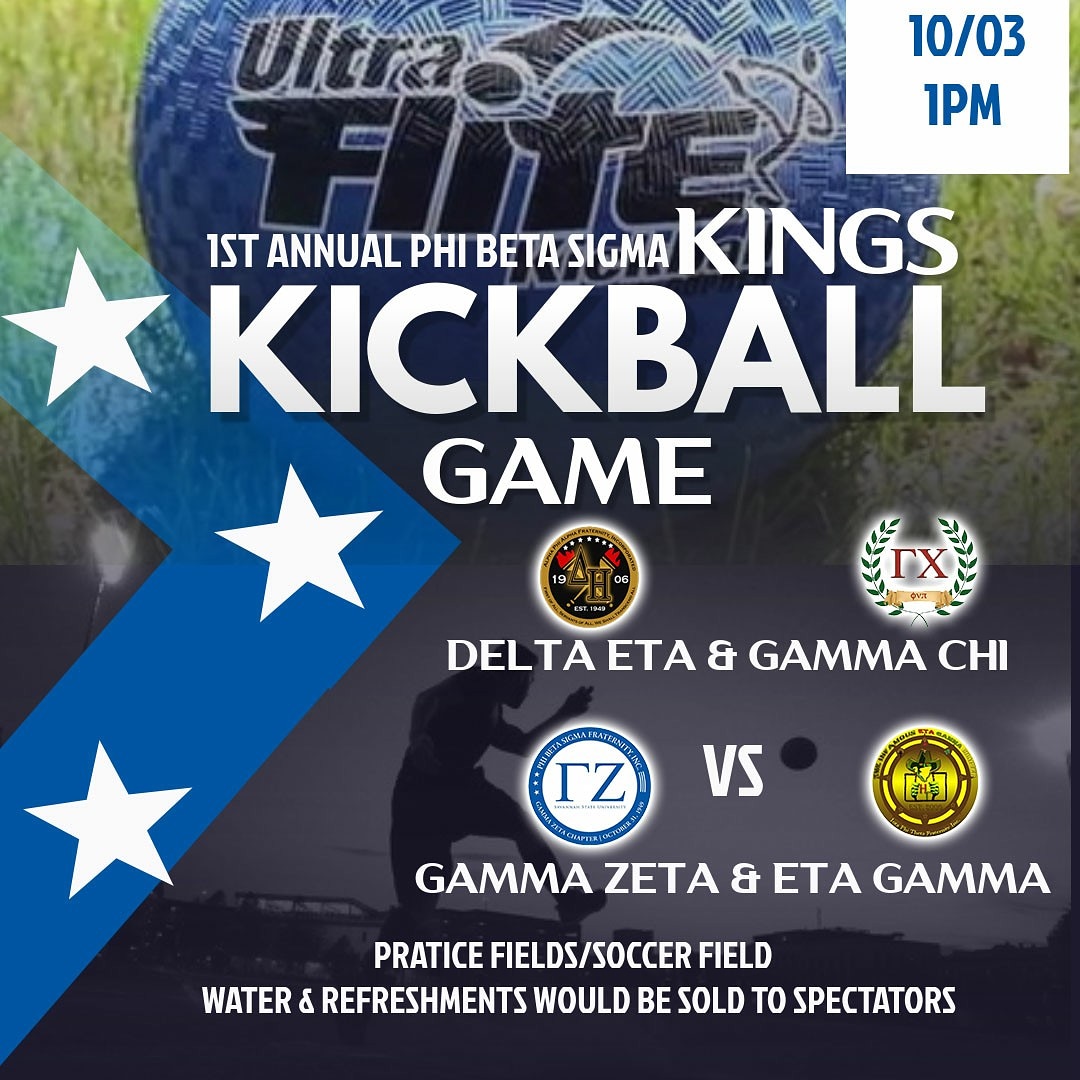 GammaZeta1949's tweet photo. 🚨Come on out and support @etagamma_iotas and Us as we take on @dh_1949 and @gchinupes in a kickball game 🚨

Water and Refreshments will be sold

#ssu #ssu24💙🧡 #ssu23🐅 #ssu22🐯 #ssu21🐯 #nphcgreeks https://t.co/f904RmzpAp