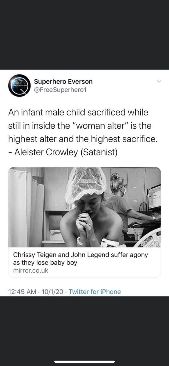 oOoCHaRLeNeoOo's tweet photo. @chrissyteigen https://t.co/TpCsKX7b3v