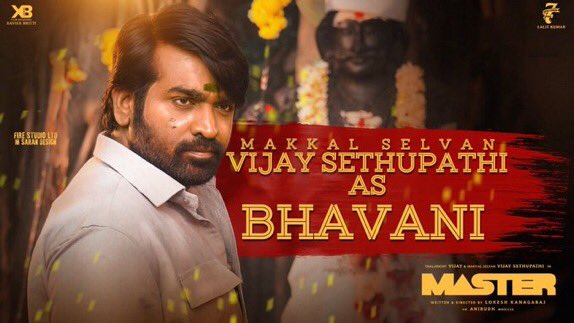 IAmRiyahVJ's tweet photo. Actor #VJS has enjoyed the role of gangster in #Master. He has also promised that fans will come with lots of anticipation for the film to watch his clash with VJ &amp; the film has come out so well that it'll fulfill their expectations. The film will be a masterpiece. @MasterFilmOff https://t.co/5PrXk7Bq6w