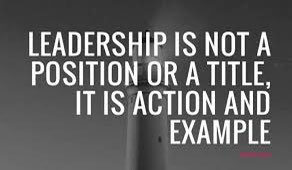 AliceMartin8's tweet image. Leadership is not a position or a title, it is action and example.