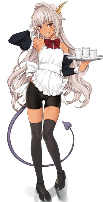 メイドウルスラ塗り途中。明日の夜に完成版投稿します。 