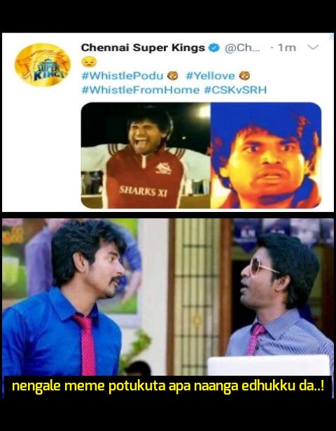 prm_kmr's tweet photo. @ChennaiIPL @Premgiamaren @Mokka_engineer 
#CSKvsSRH #csk #WhistlePodu https://t.co/7HmQXt10Lq