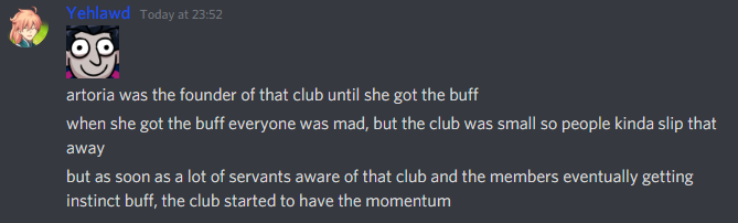 idk if ppl are aware of my FGO headcanons in some of my doodles, especially the "Instinct Club" everytime there's Strengthening come out. ? 