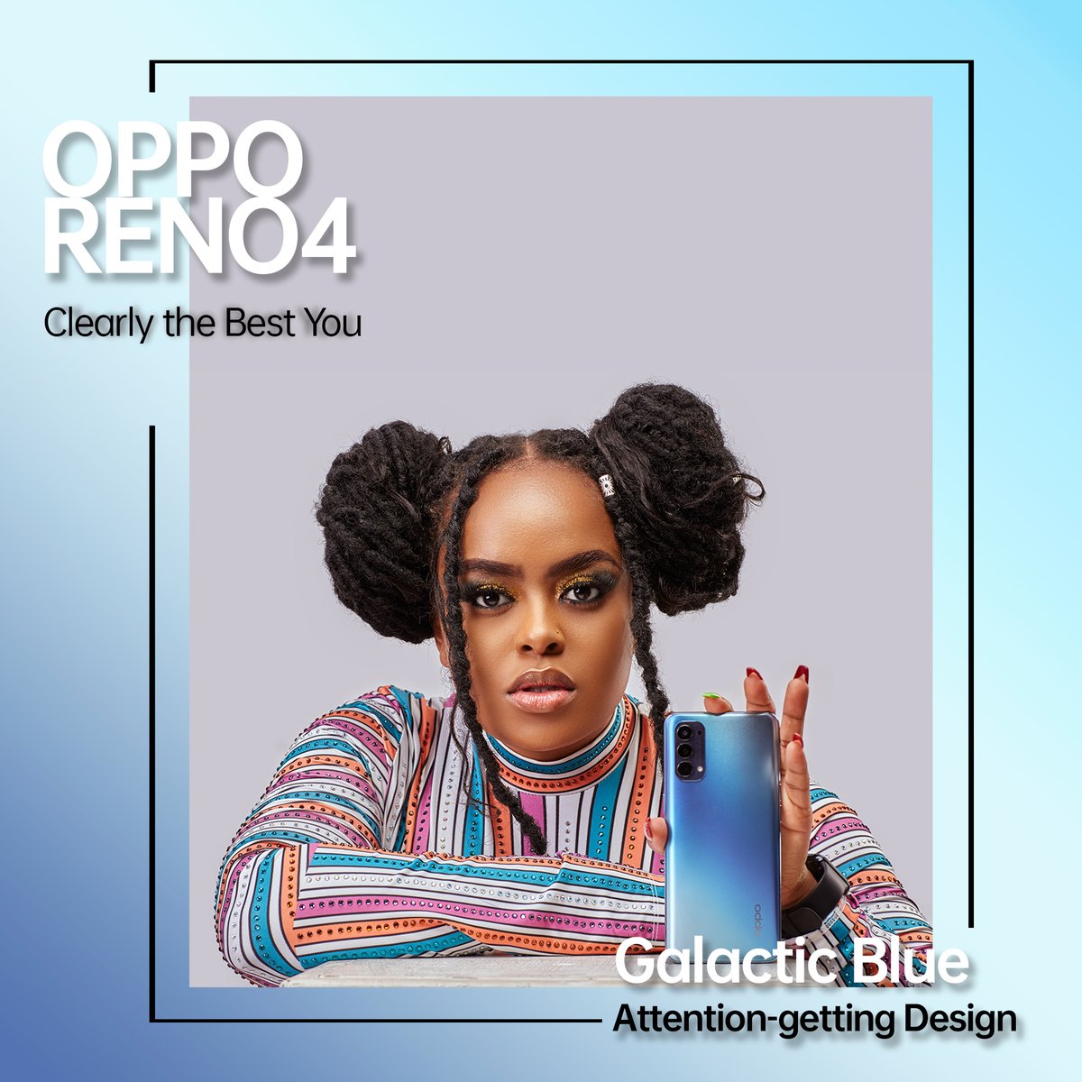 ntvkenya's tweet photo. SP: Available in #GalacticBlue and #SpaceBlack, #OPPOReno4 is designed to turn heads! With this attention-getting design, your phone is no longer just a high-tech device, but a high-fashion accessory. #ClearlyTheBestYou
Which colour do you fancy?
Buy Now: https://t.co/Ad5wGL3l93 https://t.co/IYYPy5J1D4
