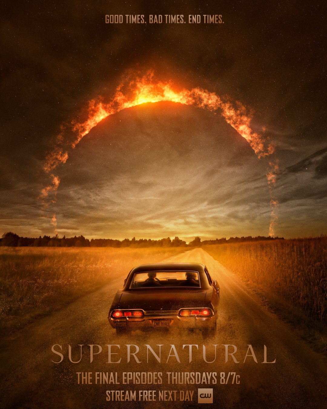 Supernatural on Twitter: "It's always been two brothers and the open road. The final 7 episodes begin Thursday, October 8! #Supernatural #SPNFamilyForever… https://t.co/F5d2wwtsvL"