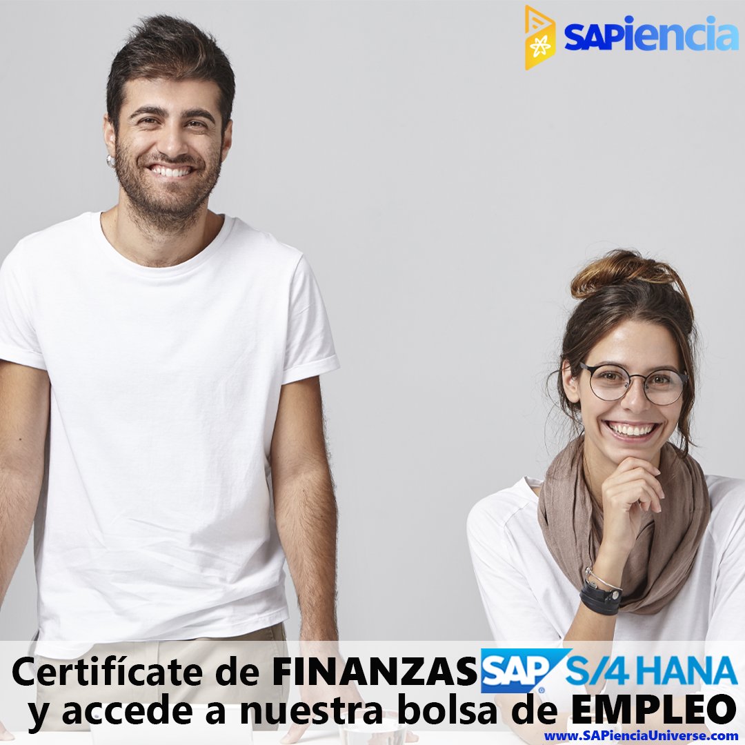 SapienciaUni's tweet photo. Certifícate de #FINANZAS SAP S/4 HANA y accede a nuestra bolsa de #EMPLEO.✌️💰👩‍💻👨‍🏫
https://t.co/RrX9SkVfbH

#SAP #SAPS4HANA #S4HANA #SAPFINANZAS
#SAPiencia #MasterSAP #PosgradoSAP #SAPcertification #SAPMaster #SAPTraining #SAPCourse #SAPCareers #SAPAcademy #SAP4Good #LifeAtSAP https://t.co/F2118uVtD7