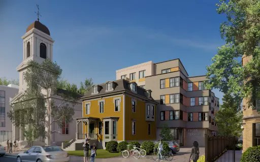 4 Days until the vote on the AHO!In Cambridge, affordable housing looks a lot like other housing: many people would never even know they were a 100% affordable building! Often, they include renovated and restored historical buildings, designed to blend in the neighborhood. 1/