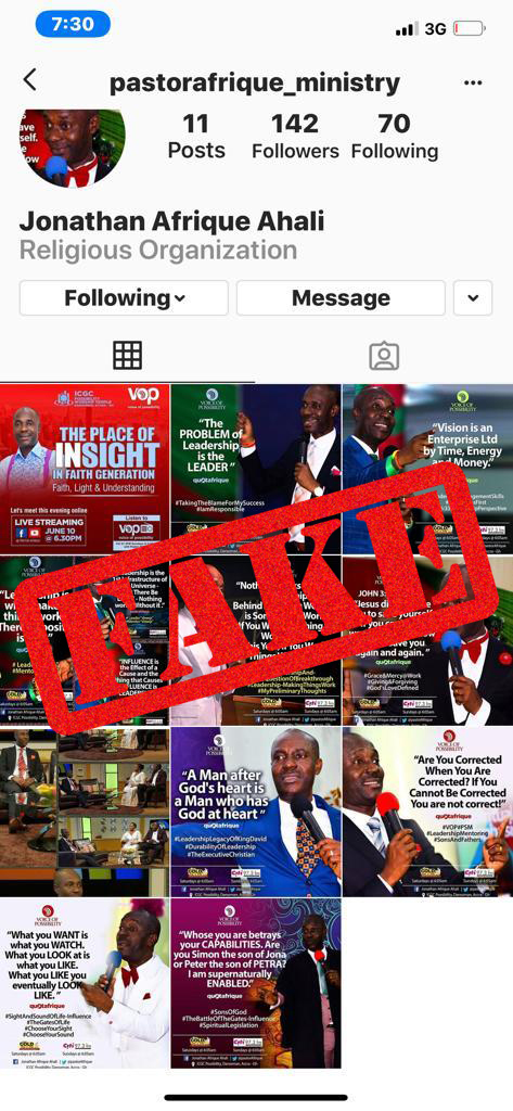 psafrique's tweet photo. DISCLAIMER
My attention has been drawn to a Pastor Afrique page on Instagram where the person/persons behind this page are soliciting for funds in my name. Kindly ignore and report the page as I have no association whatsoever with that page. Thank You. https://t.co/HCK7gMUQus