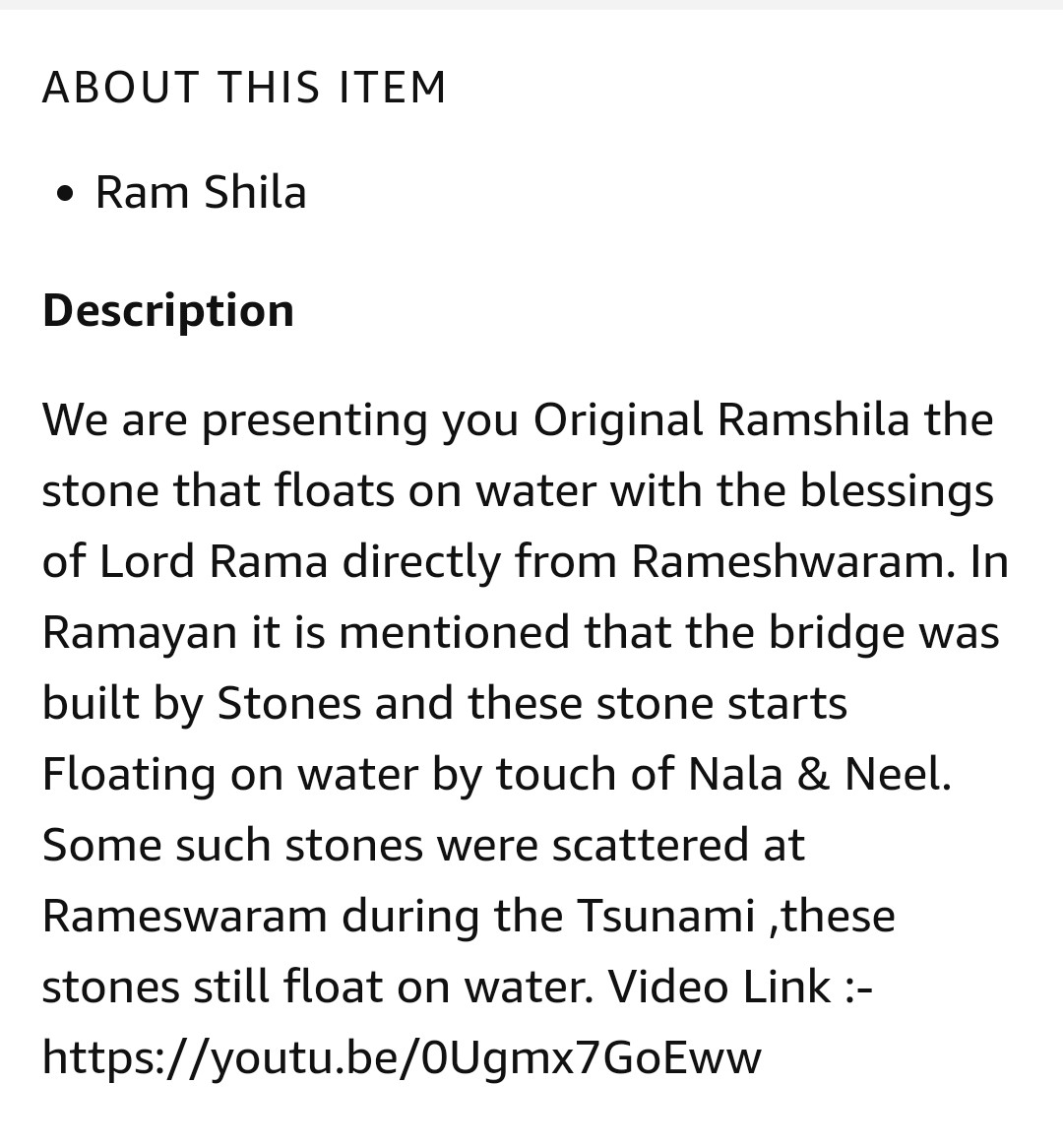 avaneeshp88's tweet photo. When people throw stones at you, don't throw them back. 

Pick them up, call them "Ram shillas" and sell them on @amazon. https://t.co/p0emaUc0x9