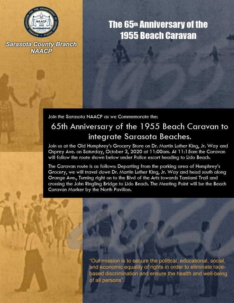 Join us and the Sarasota NAACP tomorrow!