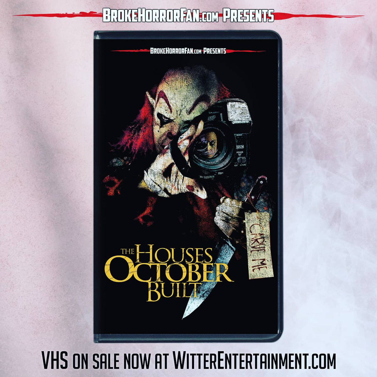 CONTEST. You don't need a VCR for VHS, just a bookshelf. Limited edition #TheHousesOctoberBuilt videocassette goes on sale TODAY w/new bonus features. TAG #HOBVHS this #Halloween with a pick of your VHS &amp; we'll pick a winner to receive autographed poster. witterentertainment.com/product/the-ho…