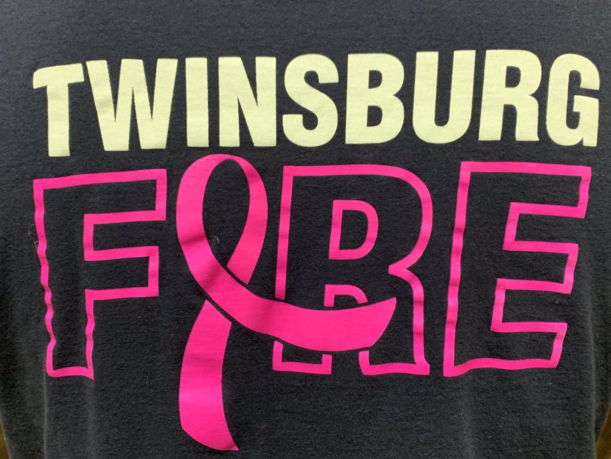 Twinsburg Fire is proud to support Breast Cancer Awareness Month during the month of October.  Firefighter/paramedic Joe Schuerger displays the special logo created just for the campaign.
 For more information, visit: cdc.gov/cancer/dcpc/re…  #BreastCancerAwarenessMonth