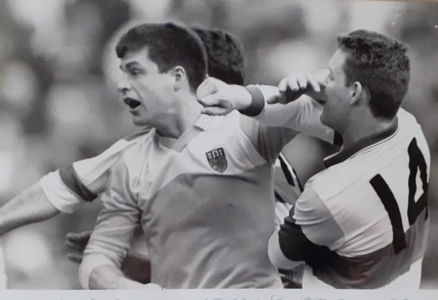 RonanScott's tweet photo. #MustReadGL In this week's @Gaelic_Life @AontroimGAA 's Ciaran Hamill said that to mark the best players like Mickey Linden, Vinny Murphy and James McCartan he had to frustrate them - DM or email the stories of the most frustrating defenders in the game - we'll print the best https://t.co/Q61i2snqcI