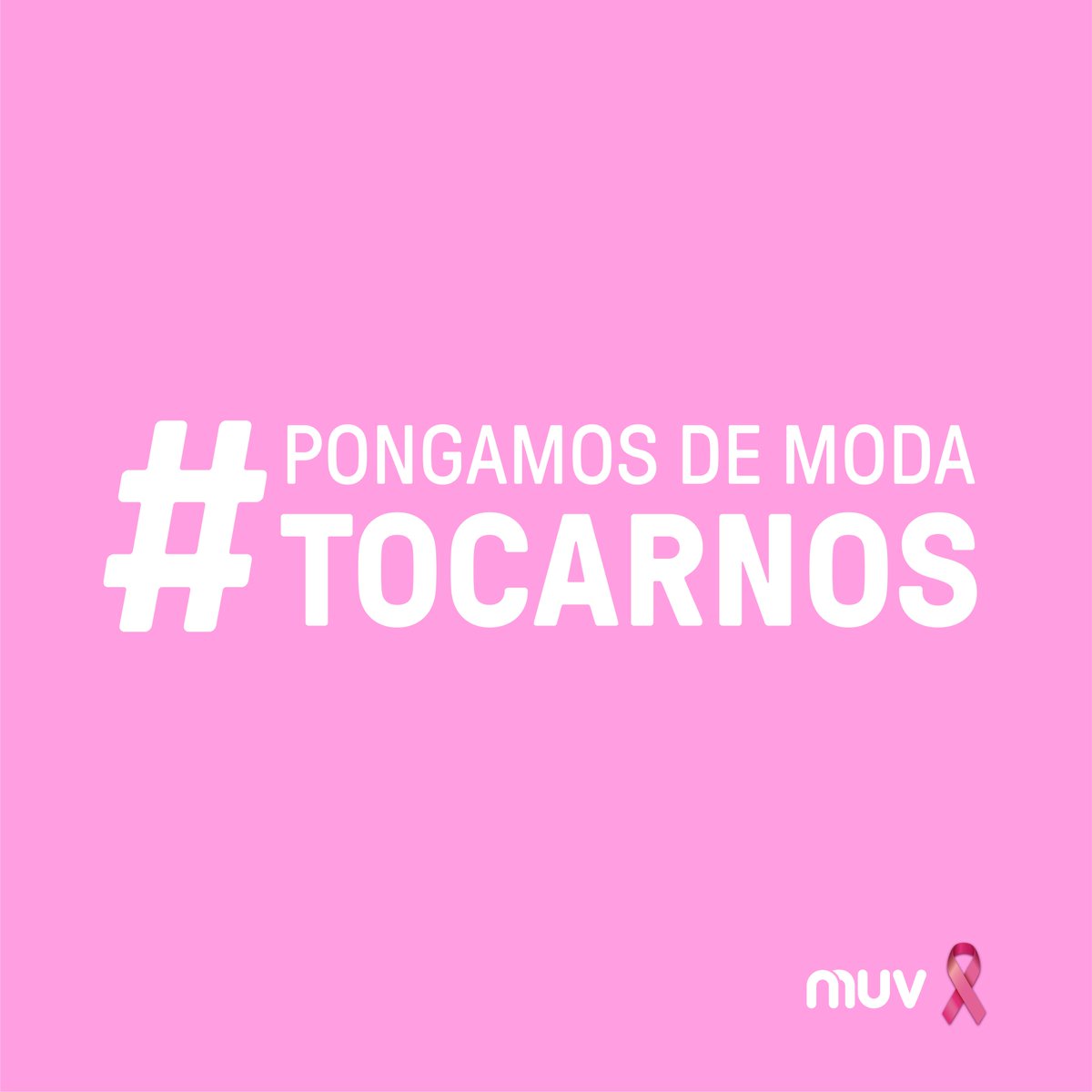 app_muv's tweet photo. Desde MUV nos sumamos al #OctubreRosa junto a @FuncaPY.
Este mes nuestra meta es poner de moda #Tocarnos. ¿Cómo? 🤔Tocate, palpate, hacé de un hábito el auto-chequeo en casa. https://t.co/GME7lcVRri
