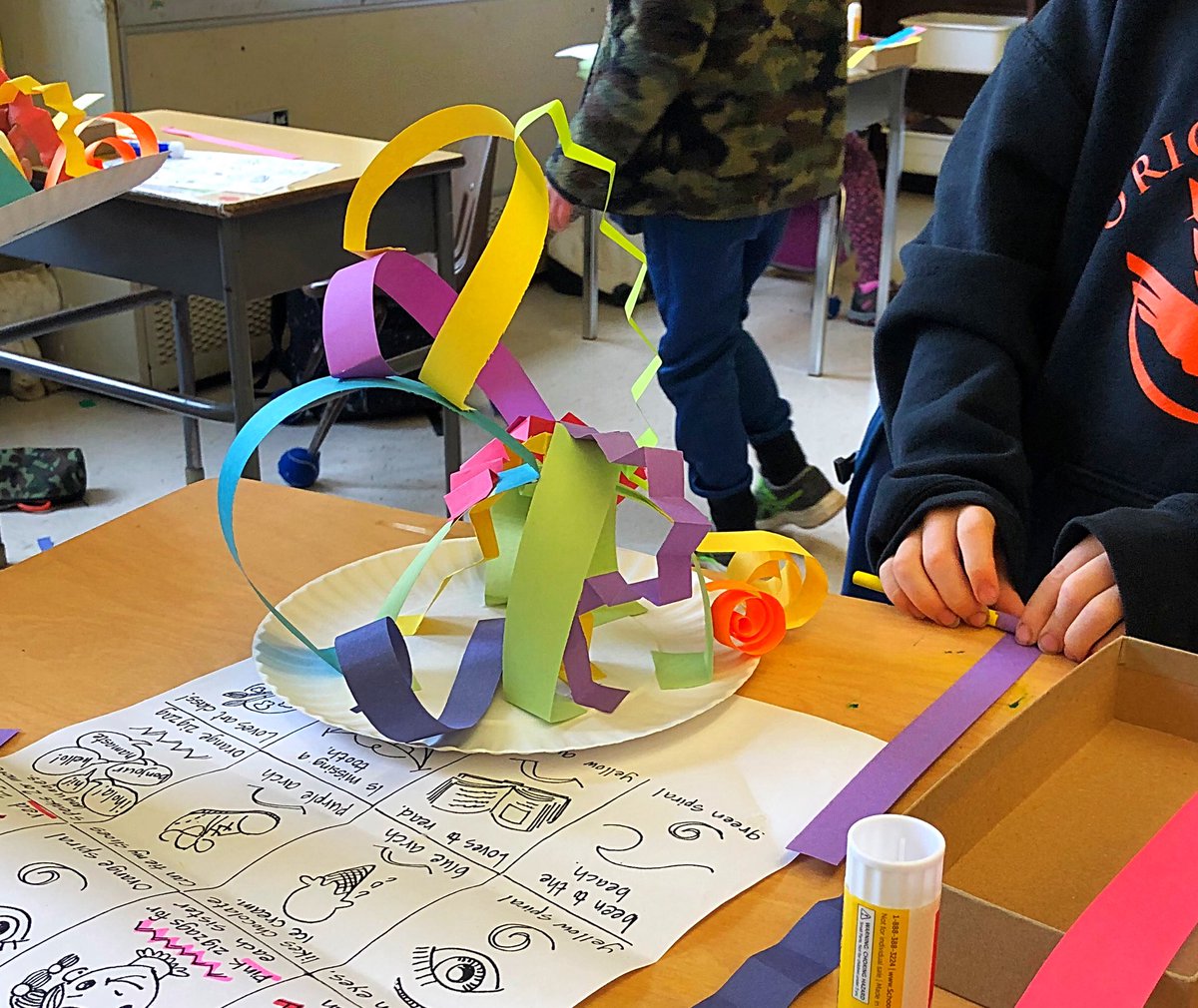 MrsShonasClass's tweet photo. We are learning about lines, sculptures, AND about collecting and displaying data. What can you learn about us through our art? @orioleparkjps @tdsb https://t.co/VzkJ8fXOhs