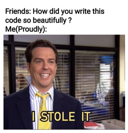 And I'm not sorry