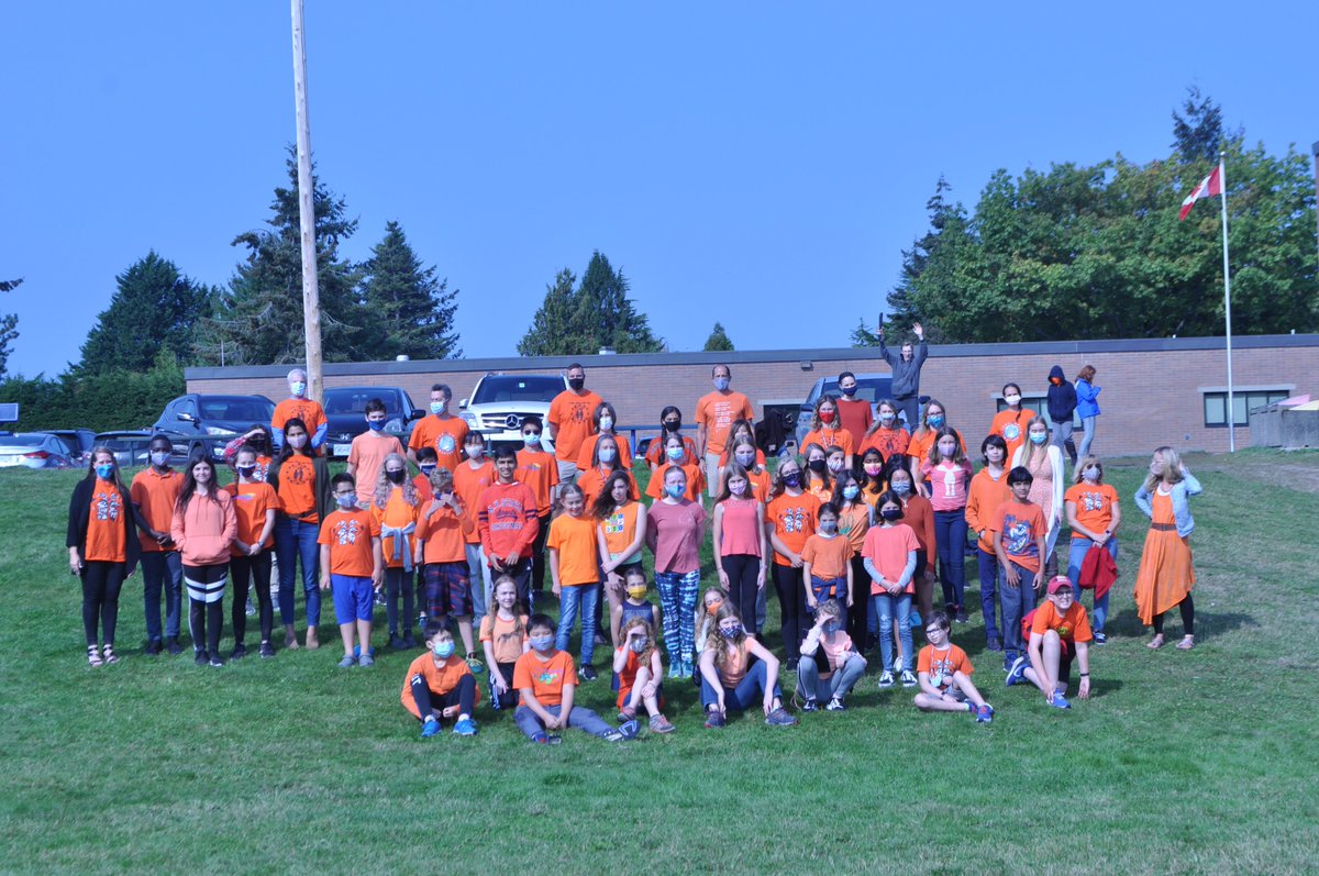 Proud of our Arbutus Students and Staff for their participation in Orange Shirt Day 🧡