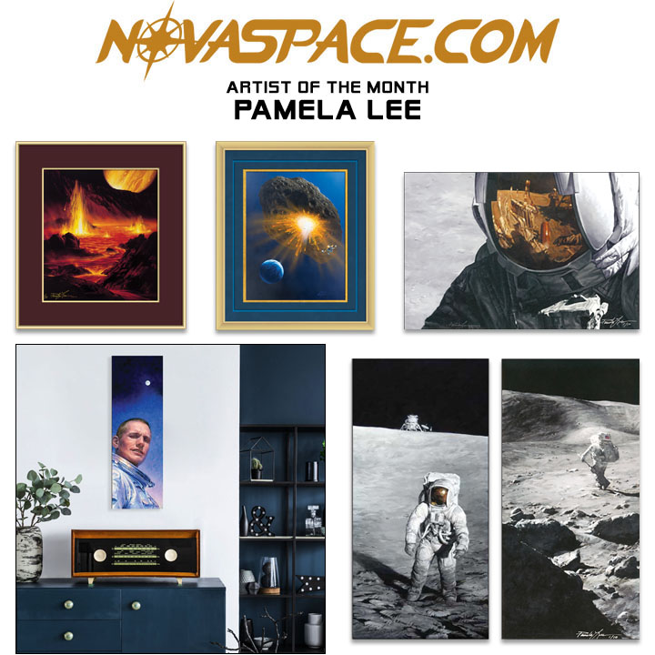 Novaspaceart's tweet photo. Happy October! Pamela Lee is our Artist of the Month. If you're not familiar with Pam, it's time to get acquainted! She is amazing. 🙌 #SpaceArt #IAAA #AstronomicalArt #Space #Apollo #Astronaut #Novaspace #PamLee #GetOffThisPlanet
▶️https://t.co/bcHpAdTOYv https://t.co/UO6H5K75Jp