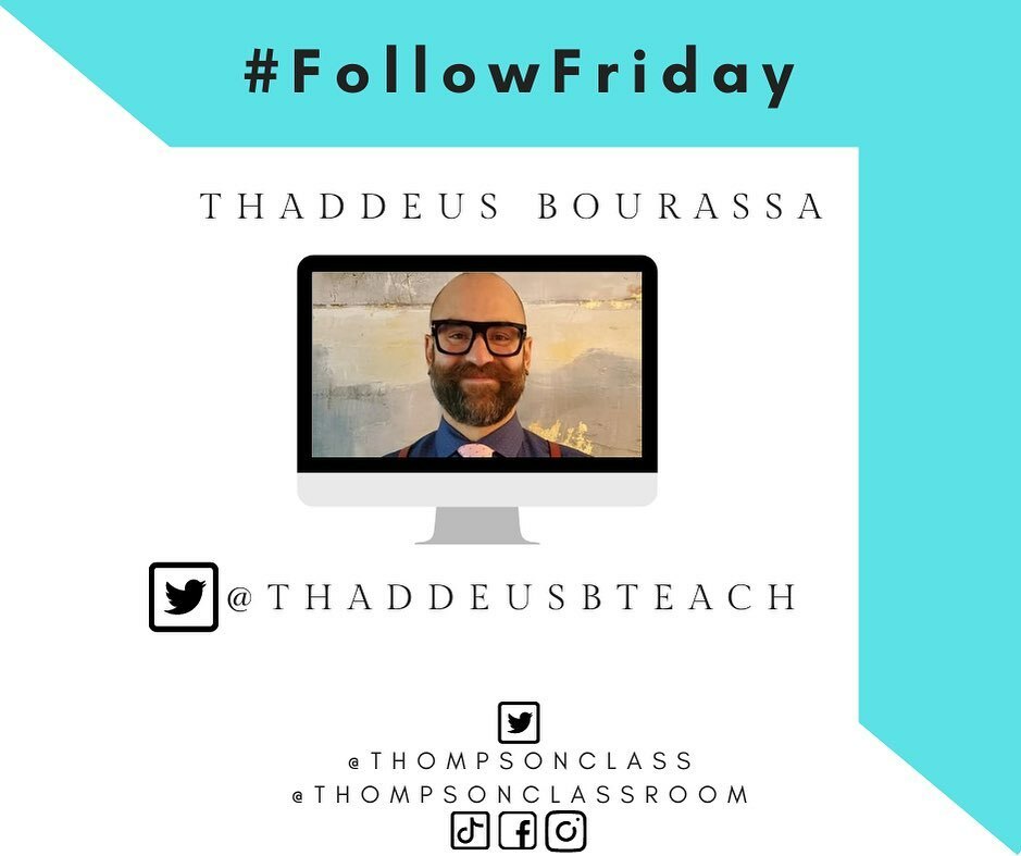 Thompsonclass's tweet photo. #FollowFriday if you are looking for someone to add to your feed that not only shares amazing #MicrosoftEdu , remote learning, & PBL tips but it also a ray of positivity, check out @thaddeusbteach on Twitter! #mvsd_mb #lrsdedtech https://t.co/CB38dfuQDu https://t.co/pb205bHE50