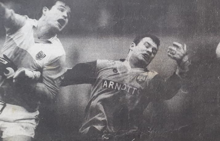 RonanScott's tweet photo. #MustReadGL The @AontroimGAA player Ciaran Hamill said that it was Ray Morgan and Pete McGrath's demanding coaching at @st_colmans that made him such a competitive player - DM or email stories of your inspirational coaches - @Gaelic_Life will print them https://t.co/tRo2VDqcEf