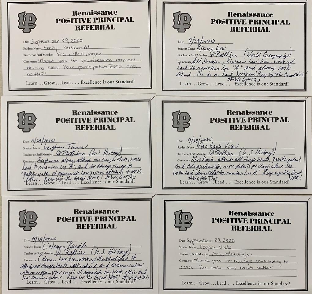 AdamKueltzo's tweet photo. Here are some more students who were caught..BEING POSITIVE! What a great way to cap off #LPVirtualSpiritWeek @LPHS_Activities https://t.co/wn0W2lV1Yu