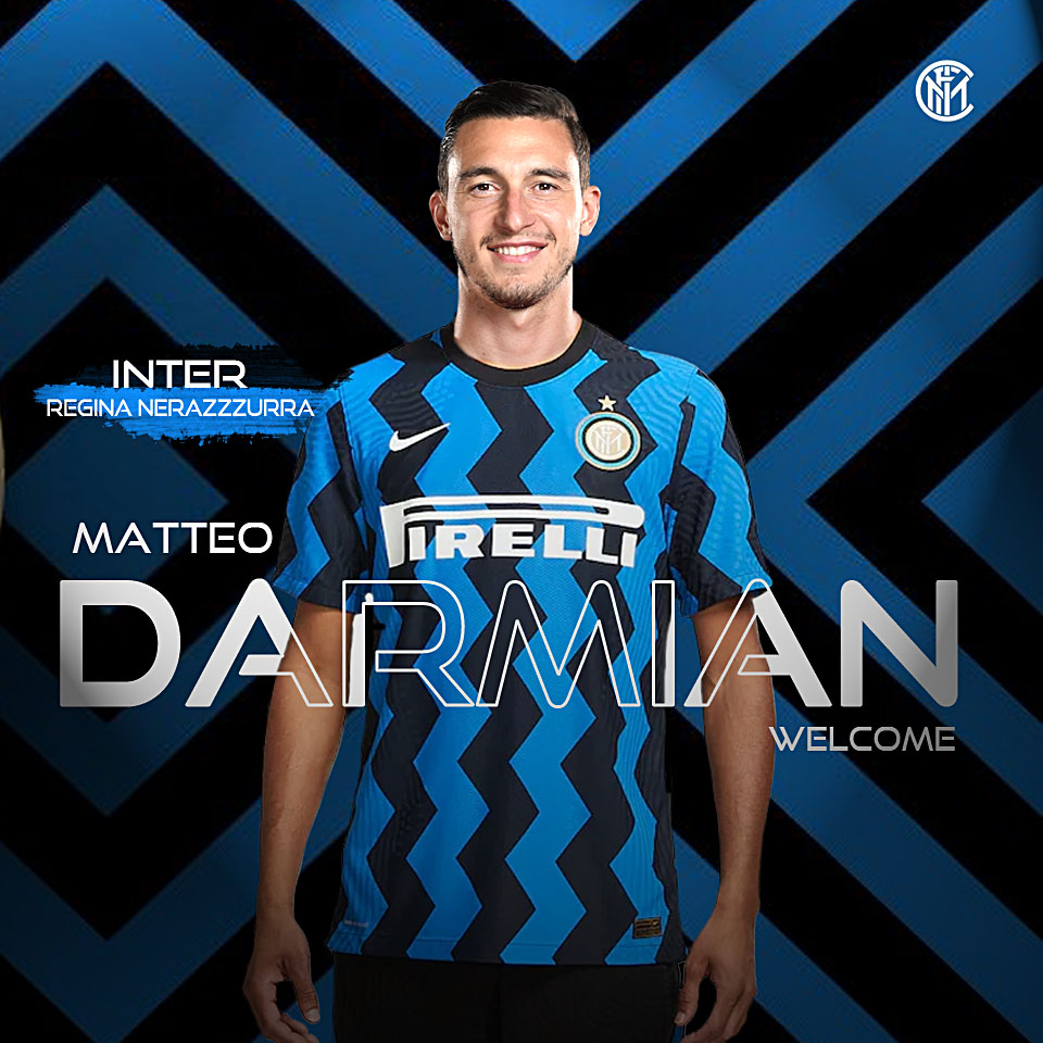 inter_regina's tweet photo. ⚫️🔵Matteo #Darmian benvenuto all'#Inter ! #FCIM #ForzaInter 👊 #WELCOME https://t.co/zIGPG4iUS6