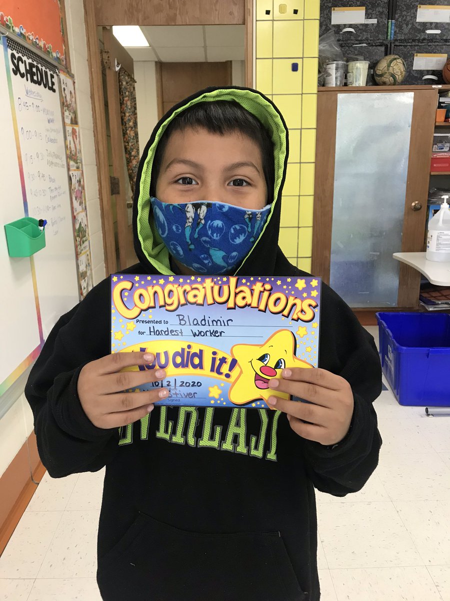 These 2 are doing an amazing job at school! Great listening and following directions and Hardest worker!! @ATESPrincipal <a href="/Janet_Diaz4/">Janet Diaz</a> <a href="/atsocialwork/">Mrs. Hatfield</a> #asd4all #beaverbeliefs