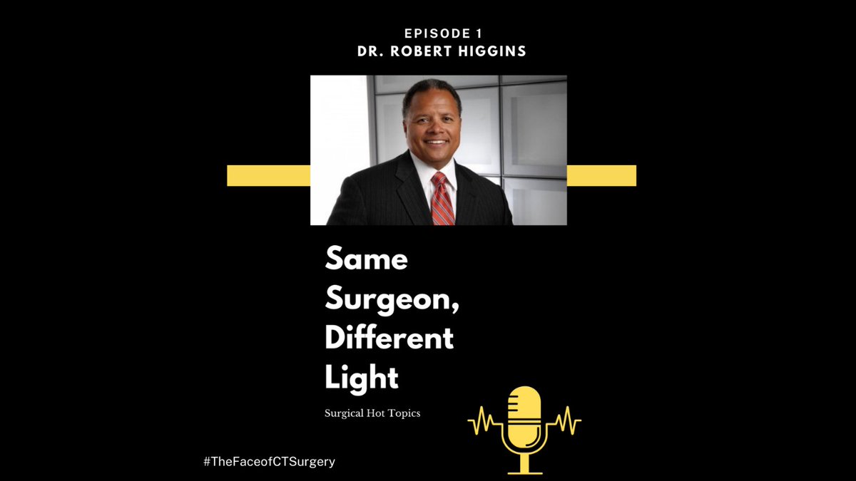 STS_CTsurgery's tweet photo. Launched today! “Same Surgeon, Different Light”—a new STS podcast series. @DavidCookeMD &amp; @TomVargheseJr uncover powerful stories of CT surgeons from difft backgrnds &amp; in various career stages. The first ep features @roberthiggins32.  https://t.co/ZWxwl3ObbH  #TheFaceofCTSurgery https://t.co/odLbTo5PLU