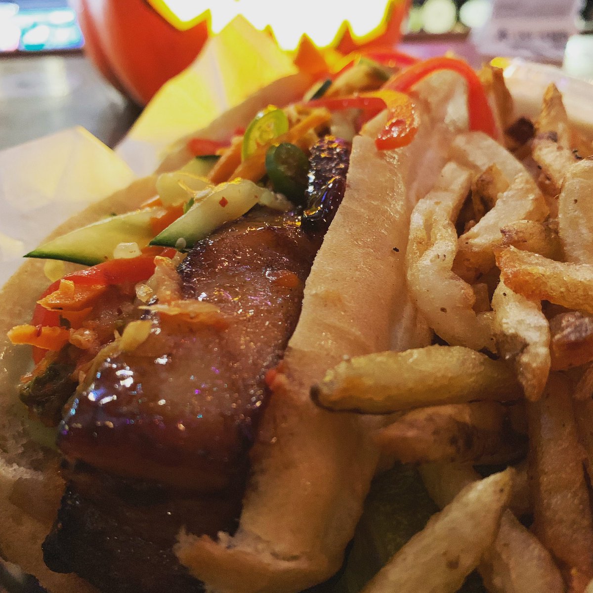 Thank your lucky stars, the Lucky #1 is officially back on the menu!! ⭐️ We know where you’re going to be this weekend! 🤤 #comeandgetit #getinmybellyporkbelly #tattooedmoose #charleston #chs #chseats #holycity #chucktown