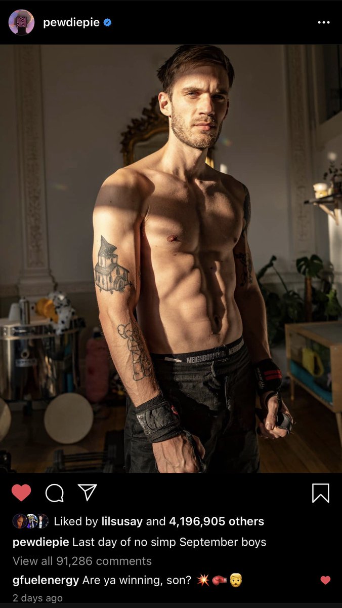 Mercanthony on X To my workout people what do you think of PewDiePie s workout advice https t 7A3JmQg4gp X
