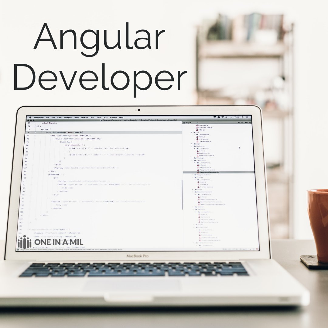 OneinaMilCHS's tweet photo. Apply today! https://t.co/ZQ5Tka5yty

#oneinamil #culturedrivenrecruiting #hiring #nowhiring #job #career #charleston #seniorangulardeveloper #angular8 #javascript #springboot #tech #softwaredeveloper #developer #apply #contract https://t.co/2XT1TCgD8S