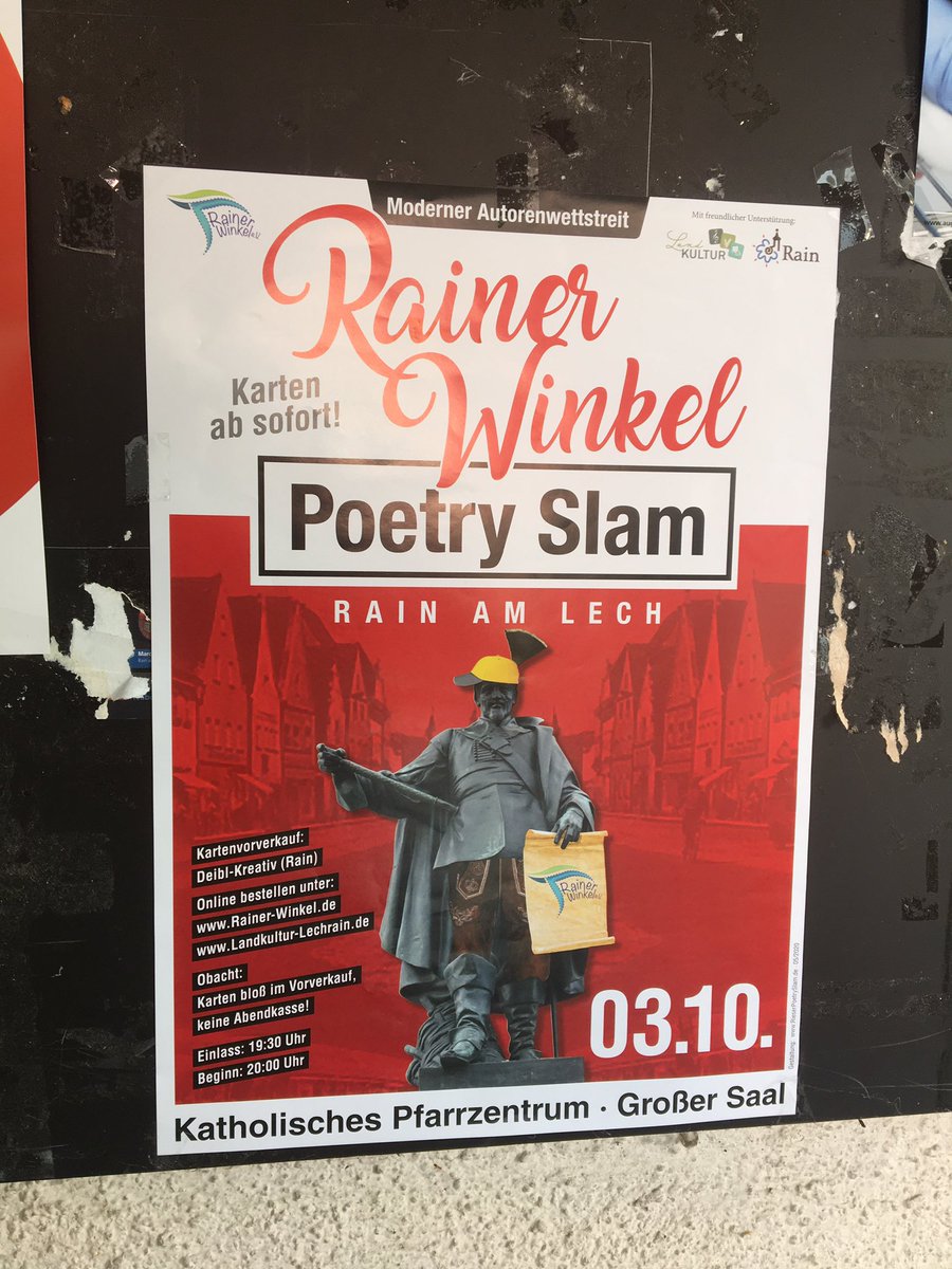 igrwDE's tweet photo. Alles ist vorbereitet für den 1. #Poetryslam #rainer_winkel... https://t.co/tnxnVPPv6f