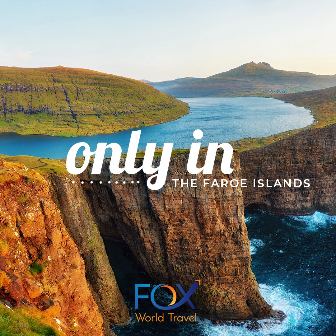 foxworldtravel's tweet photo. #OnlyIn the Faroe Islands can you see a lake that rises above the ocean! While Lake Sørvágsvatn may look like it's perched extremely high… it is actually one big optical illusion.🌀 In reality, the lake is no more than about 90 feet above sea level!

#OnlyInEurope  #FaroeIslands https://t.co/LnhahwWHhn