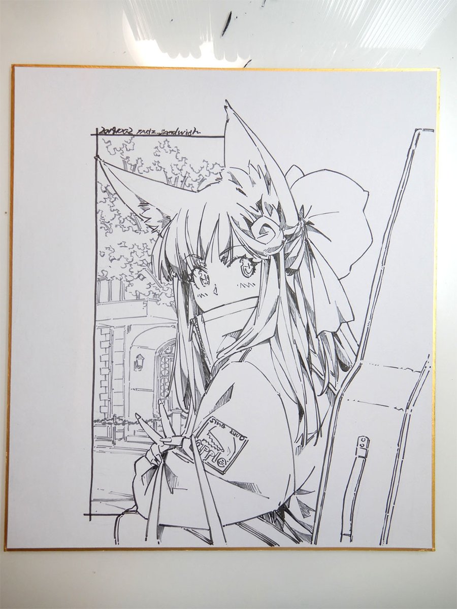 【去年の今頃】色紙を描いて、麻婆豆腐を作ってた模様。 